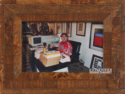7x9 TABLETOP JJ @ HIS DESK