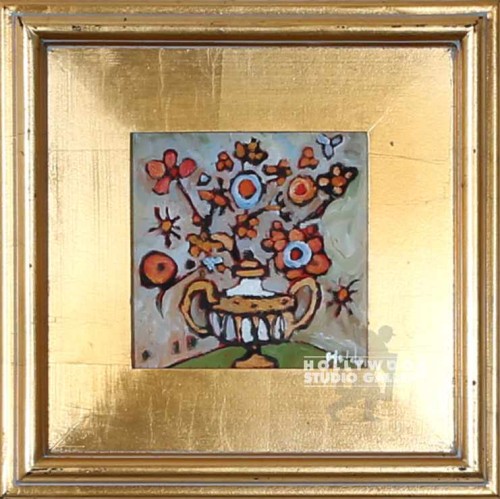 12X12 HOLDEN-FLORAL GOLD FRAME