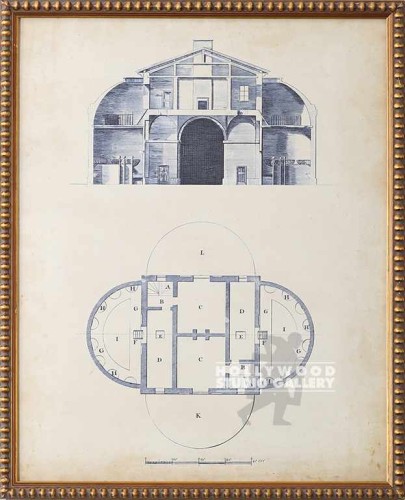 21X17 ARCHI-BLUE PRINT ENGRAVING