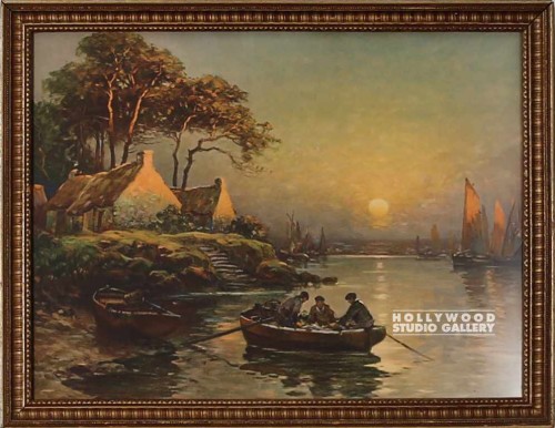 14x18 Fishermen On Boats