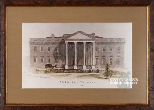 16x22 WHITE HOUSE ENGRAVING