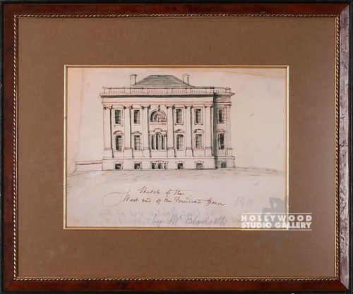 21X17 PRESIDENTS HOUSE SKETCH