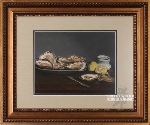 21X25 OYSTER PLATE W LEMMONS
