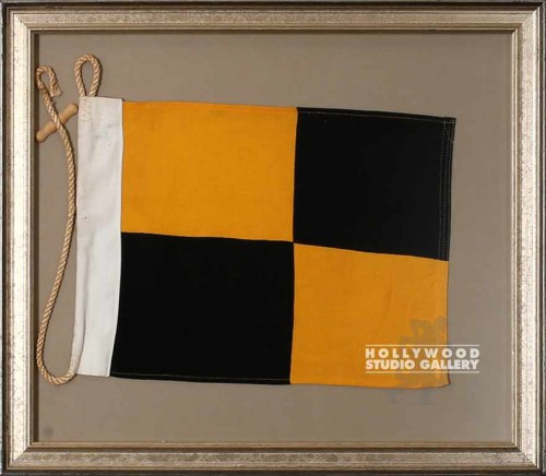 21X24 NAUTICAL FLAG YELLOW-BLCK
