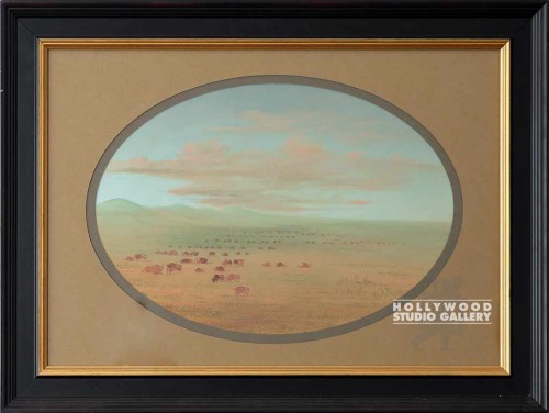 18x24 GRAZING CATTLE OVAL MAT