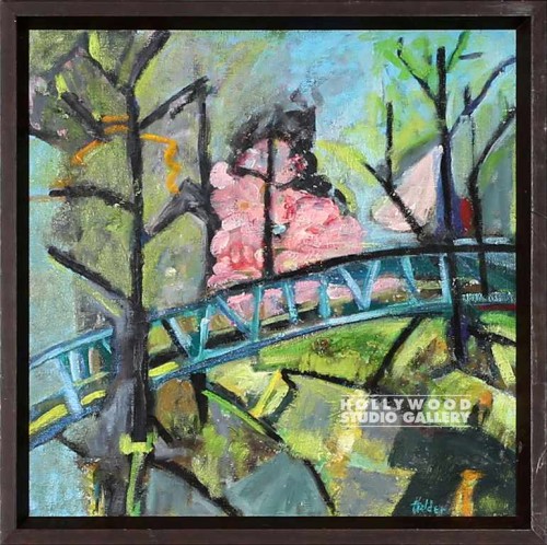 17X17 HOLDEN ABST-GARDEN-BRIDGE
