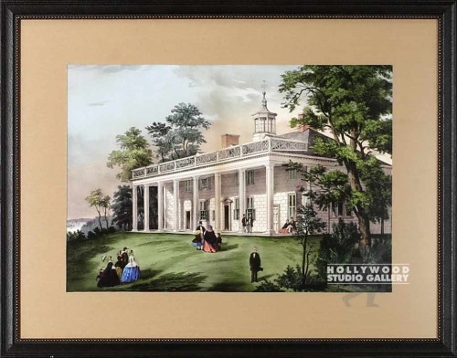 17X21 G.WASHINGTON HOME FRAMED