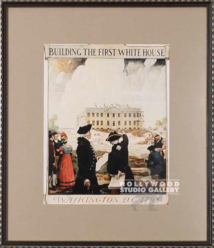 22X18 BUILDING THE 1st WHITE HOUSE
