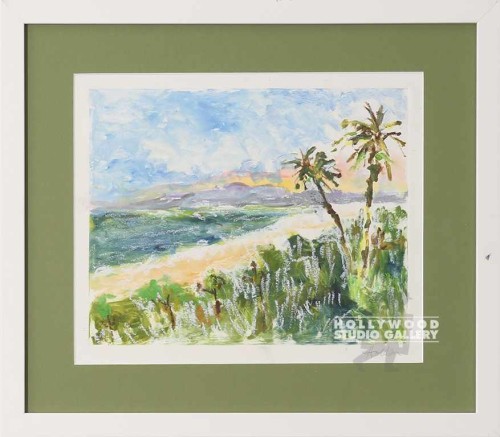 14X16 HOLDEN 2 PALM TREES WHTE FRM