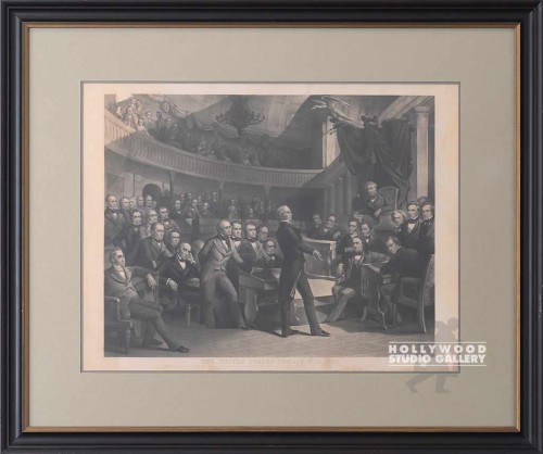 24x29 US SENATE 1850 ENGRAVING