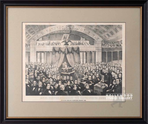 24x29 D.WEBSTER US SENATE ENGRAVING