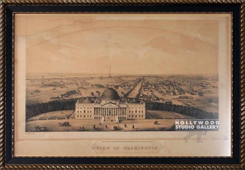 24X35 BIRDS-EYE VIEW WASHINGTON
