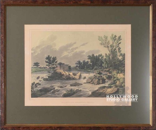 22X26 VIRGINIAN DAM ENGRAVING
