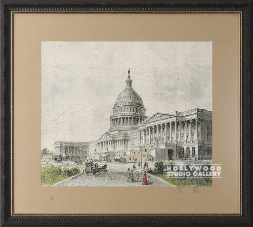 26X29 US CAPITAL BLDG. ILLUSTRATION