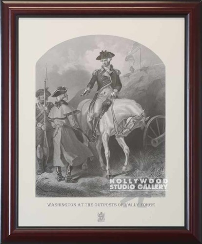32X26 WASHINGTON ON HORSE ENGRAVING