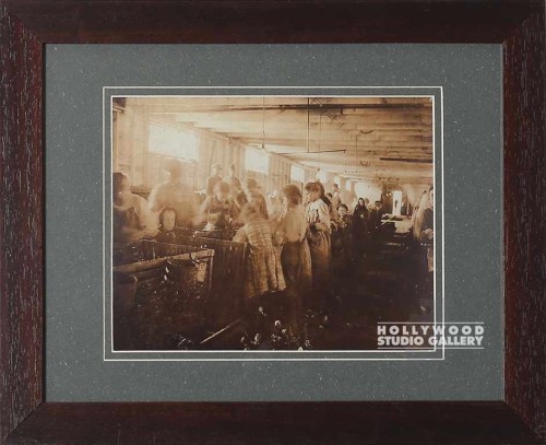 13X16 SEPIA PHTO CHILDREN AT WORK