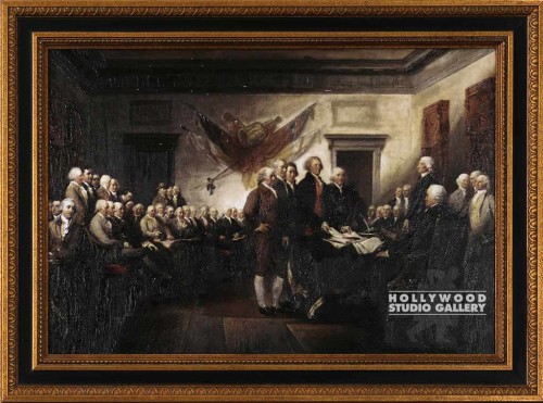 19x26 SIGNING OF DECLARATION