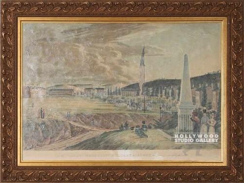 24x31 MILITARY ACADEMY GOLD FRAME