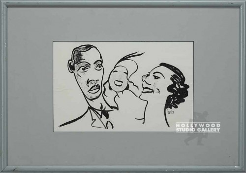 20x26 RF b/w Caricature/Grey Mtl.