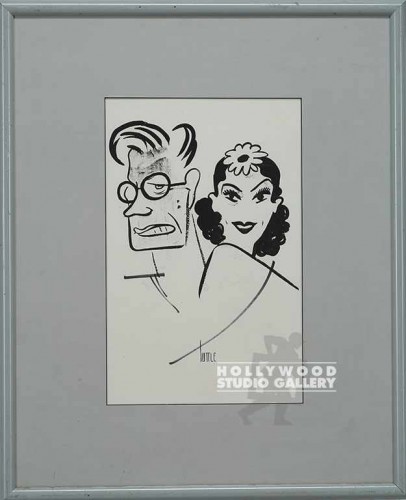 26x20 RF b/w Caricature/Gray Mtl.
