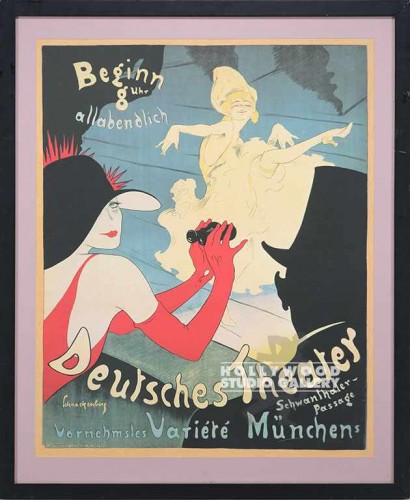 48X40 DEUTSCHES THEATRE POSTER/CIA