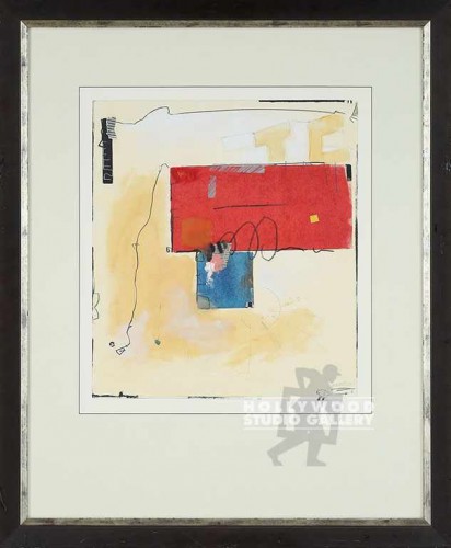 39X32 HOCKMAN RED-YEL-BLUE ABSTRCT
