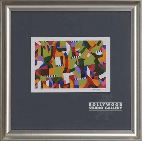 18X18 UTAY/COLORFUL RETRO ABST (A)