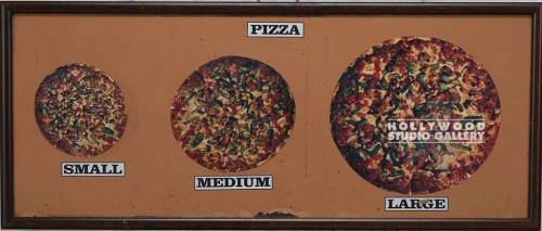 18x42 Food Photo/Horiz./3 Pizzas