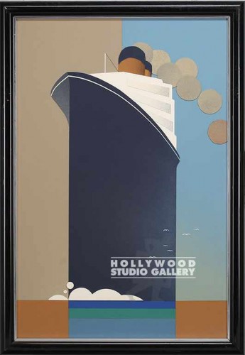 47x33 Fowler/Deco Ocean Liner   CIA