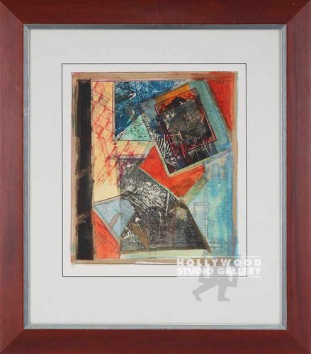 29X26 HOLDEN ABSTRACT/MAHOG-SILVR