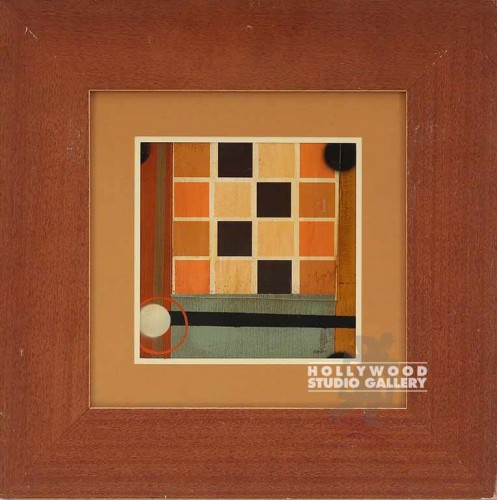 23X23 ANKE ORNG-GRN CHECKERBD/WIDE