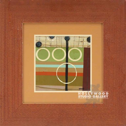 23X23 ANKE 4 CREAM CIRCLES-GRN/WIDE