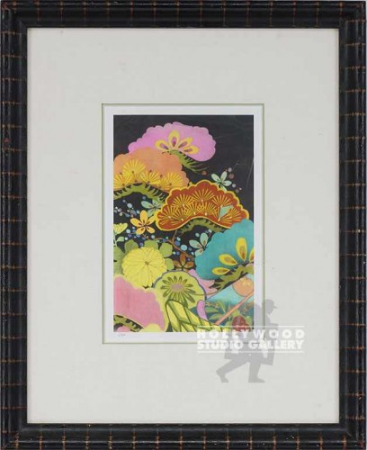 19X15 UTAY COLORFUL ASIAN MOTIF/BLK