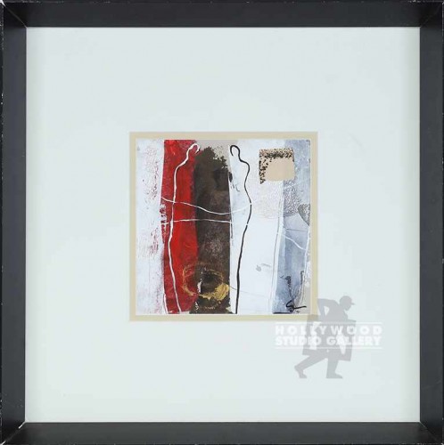 16X16 CARMEN BLK-WHT-RED TORSO/ BLK