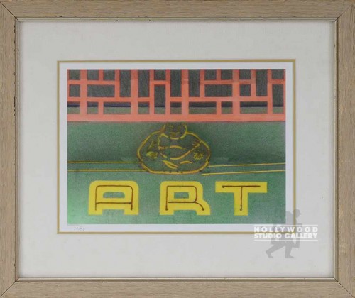 12X15 UTAY "ART" BHUDDA/ LT WOOD