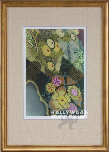 25X18 UTAY ASIAN MOTIF/ GOLD LEAF