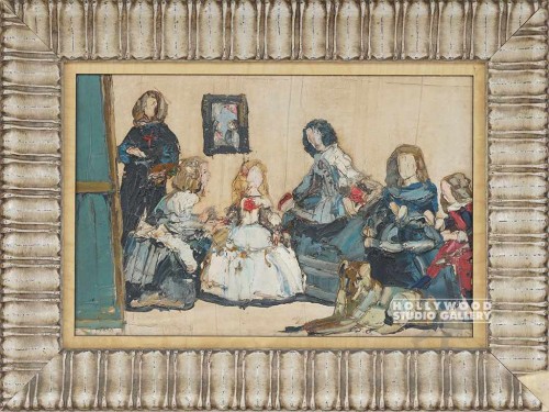 18X23 SAID GIRLS COURT-GOWNS/CREAM