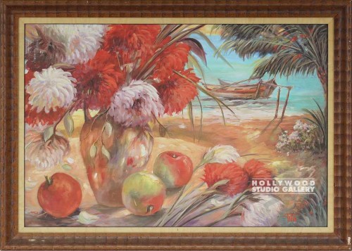 25X34 PILAR TROP.STILLIFE/LUMPY BRN