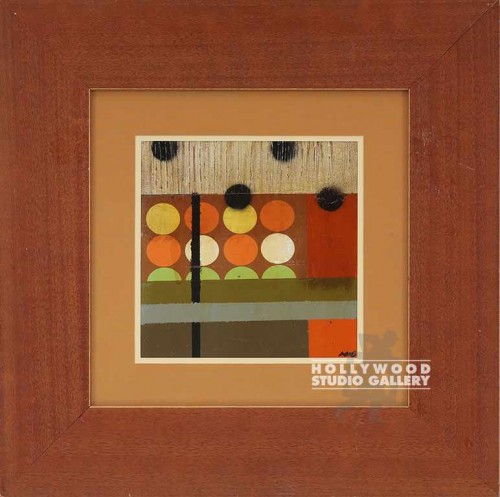 23X23 ANKE ORNG-GREEN-DOTS/ WIDE
