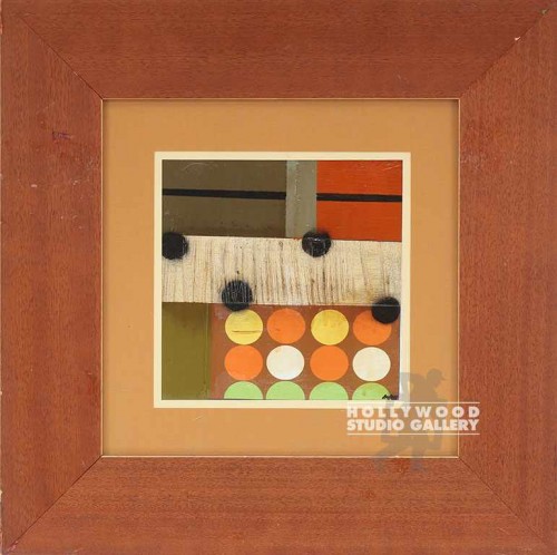 23X23 ANKE ORNG-GRN DOTS/WIDE ORNG