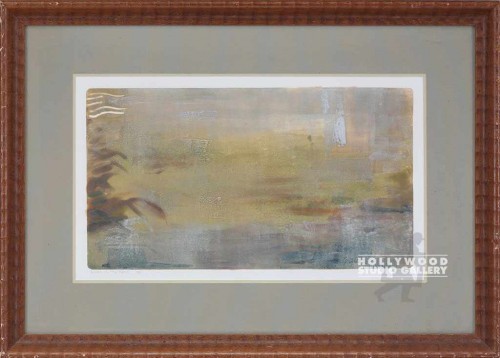 25X35 WHITTEMORE GRN ABST/LUMPY BRN