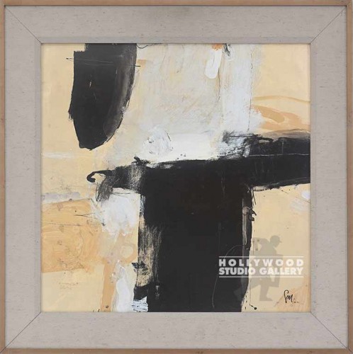 26X26 HALL OYNX 2 ABSTR/ BRN METAL