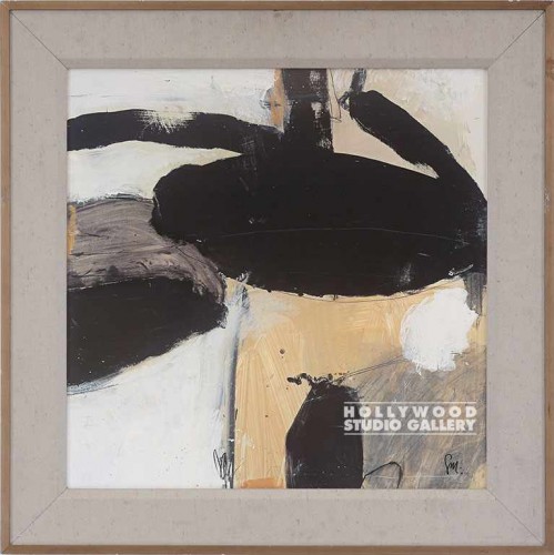 26X26 HALL OYNX 3 ABSTR/BROWN METAL
