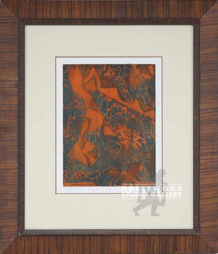32X28 ERENHALT TEAL-ORANGE/VENEER