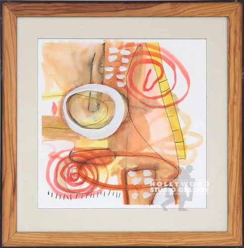 28X27DAUNCY ORNG-WHT SPIRAL/WD-BLK