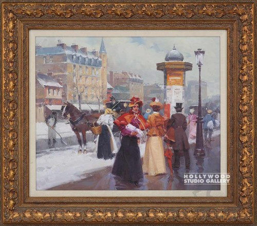 28X33 EURO.VCTORIAN COLD STREET/GLD