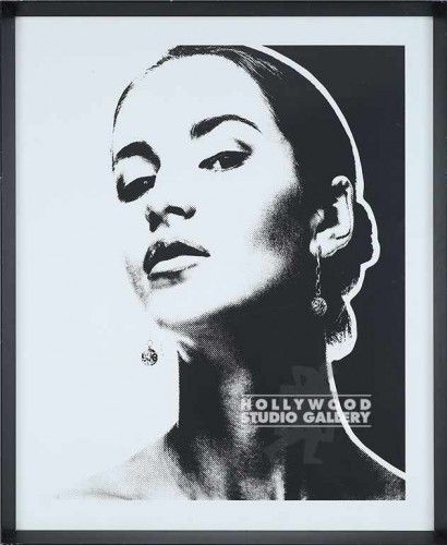 36X29 HALL B/W FASHION LADY/BLK MTL