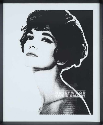 36X29 HALL B/W FASHION LADY/BLK MTL