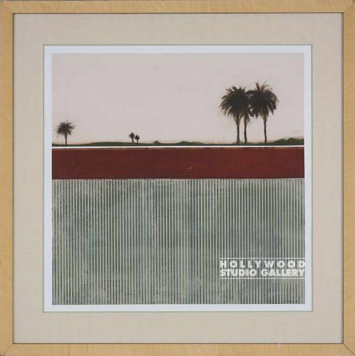 34X34 DAUNCEY PALMS-DESERT-STRIPES/