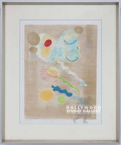 32X27 ROSA PASTEL BUBBLES ORIG/ALUM